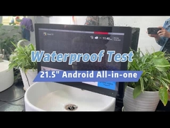 21.5-inch Android touch all-in-one waterdichte test