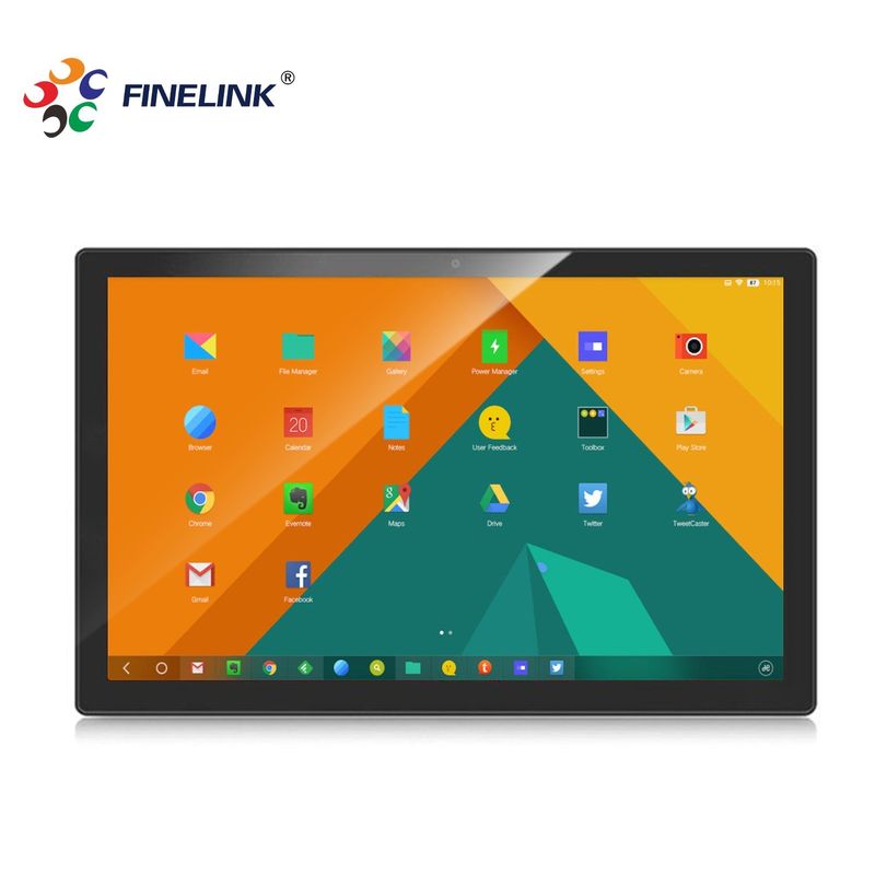 Capacitatieve zwarte touch all-in-one pc 32 inch draagbaar VA/IPS-display
