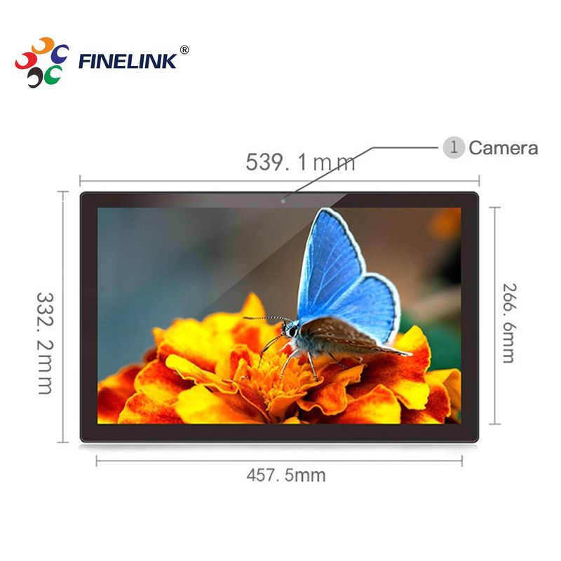 Capacitatieve zwarte touch all-in-one pc 32 inch draagbaar VA/IPS-display