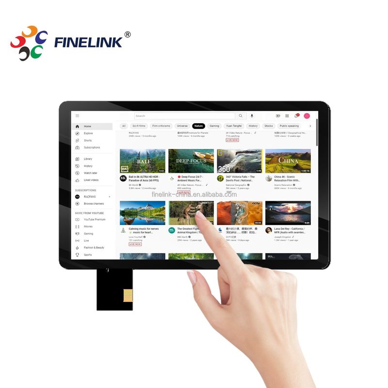 10.1 inch capacitieve 10-punts Multi Touch Screen Zwart Kleur ODM