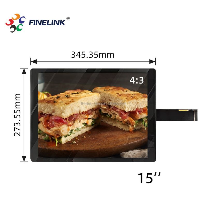 Capacitieve 15 inch Open Frame Monitor Multi Touch Screen Panel met EETI Ilitek Controller