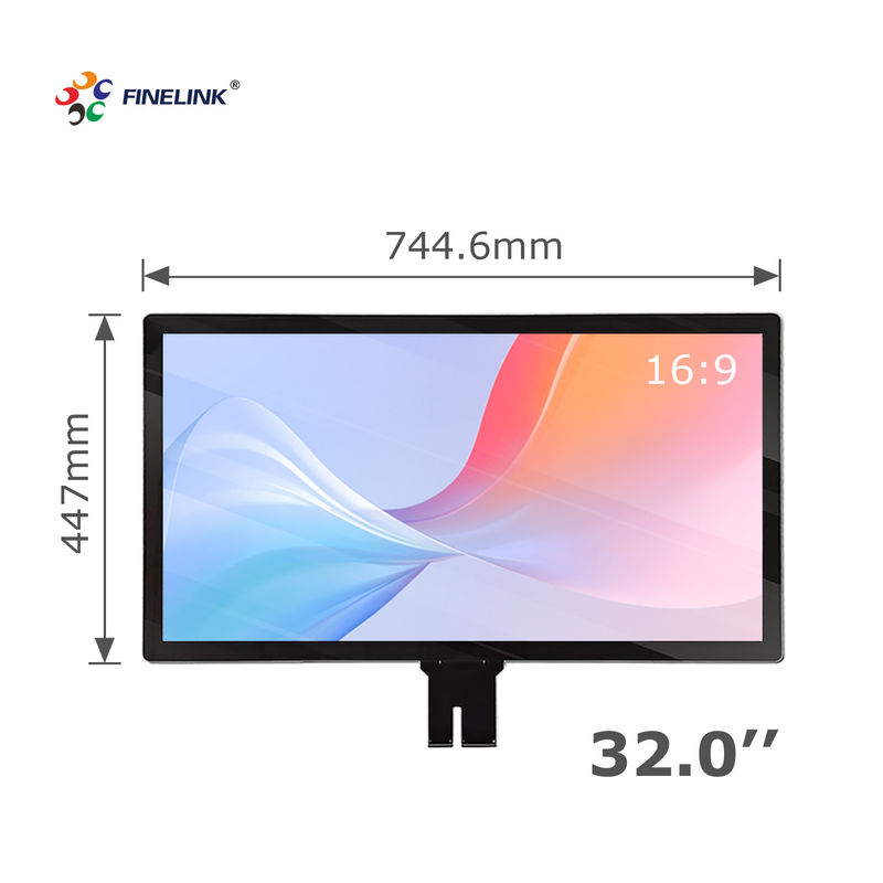 Capacitatief 32 inch touchscreen paneel voor virtuele realiteit klaar paviljoen gids display
