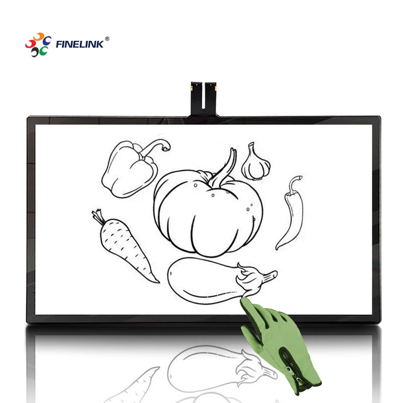 32-55 inch FINELINK LCD-paneel aanraakscherm PCAP Zwart capacitieve educatieve aanraakscherm