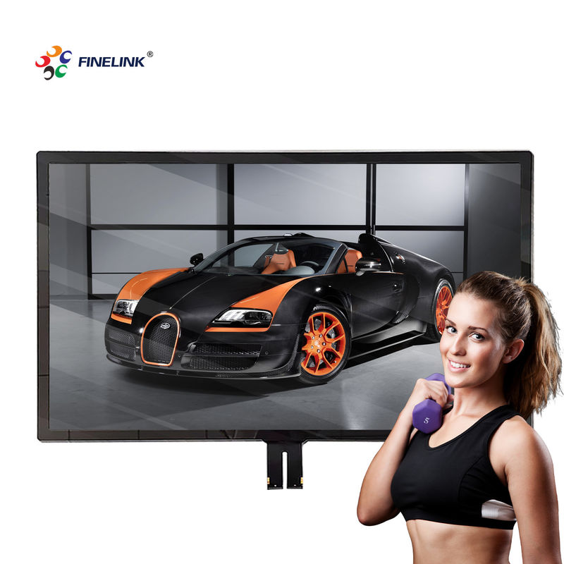 FINELINK OEM 55 inch waterdicht Multi Touch Screen Panel met USB/I2C/Serial Port Interface
