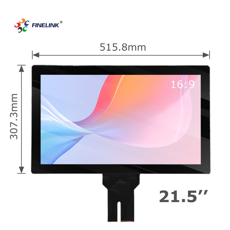 21.5 inch G G PCAP Touch Screen voor POS Terminal Monitor USB/I2C/Serial Port Interface