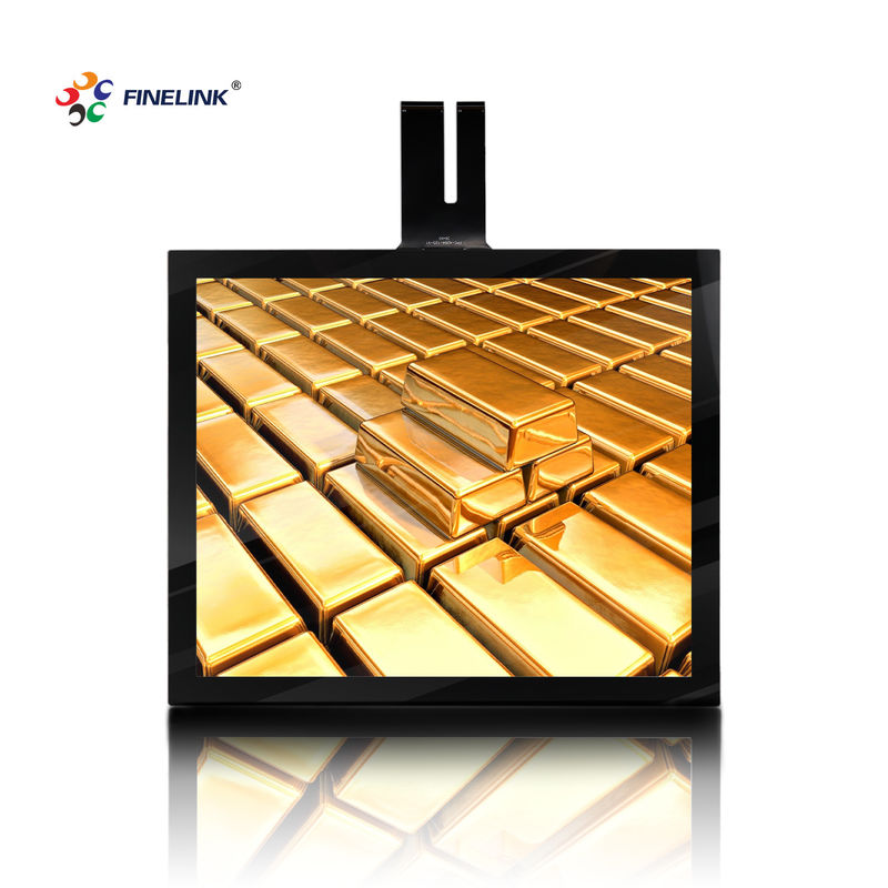 Op maat gemaakte OEM-service 19 inch G G capacitieve LCD-display aanraakscherm voor bankterminal