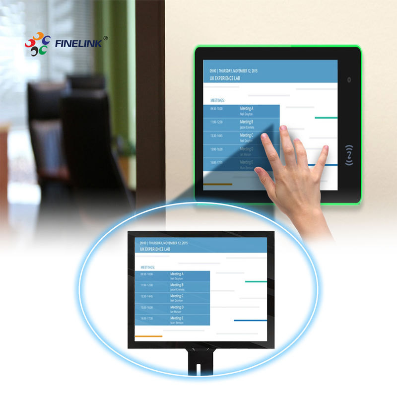 17 inch G G Capacitive PCAP Touch Panel voor USB/I2C/Serial Port Interface van de bankterminal