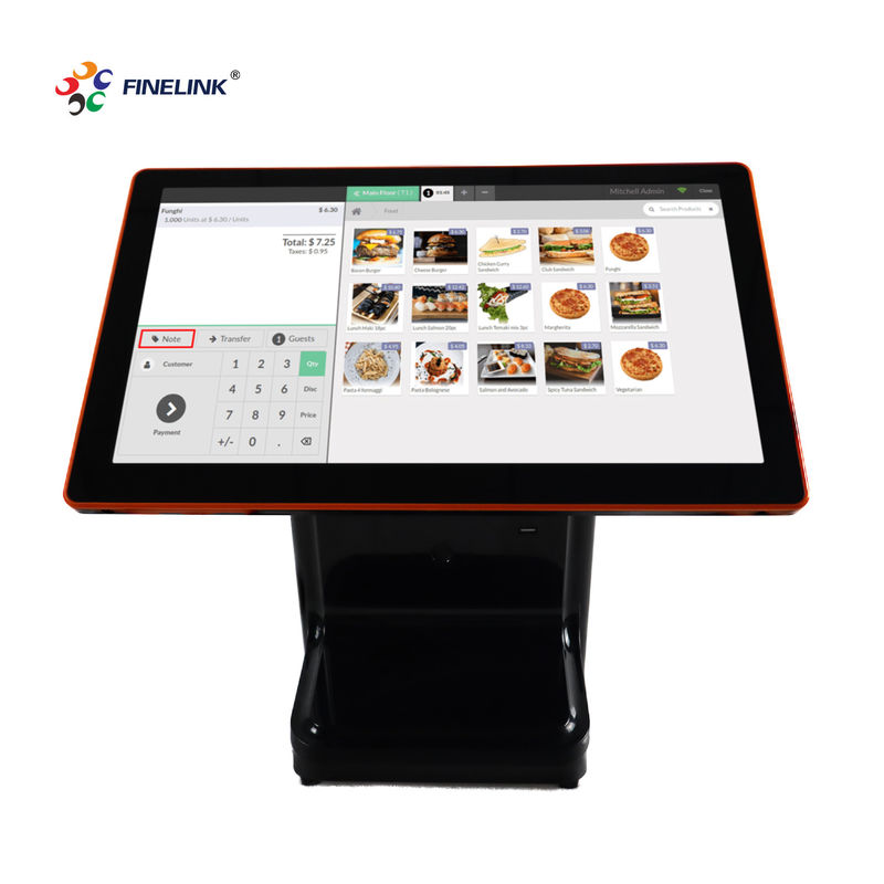 Glas Glas FPC IC-structuur 21,5 inch capacitieve touchpaneel voor POS-terminalmonitor