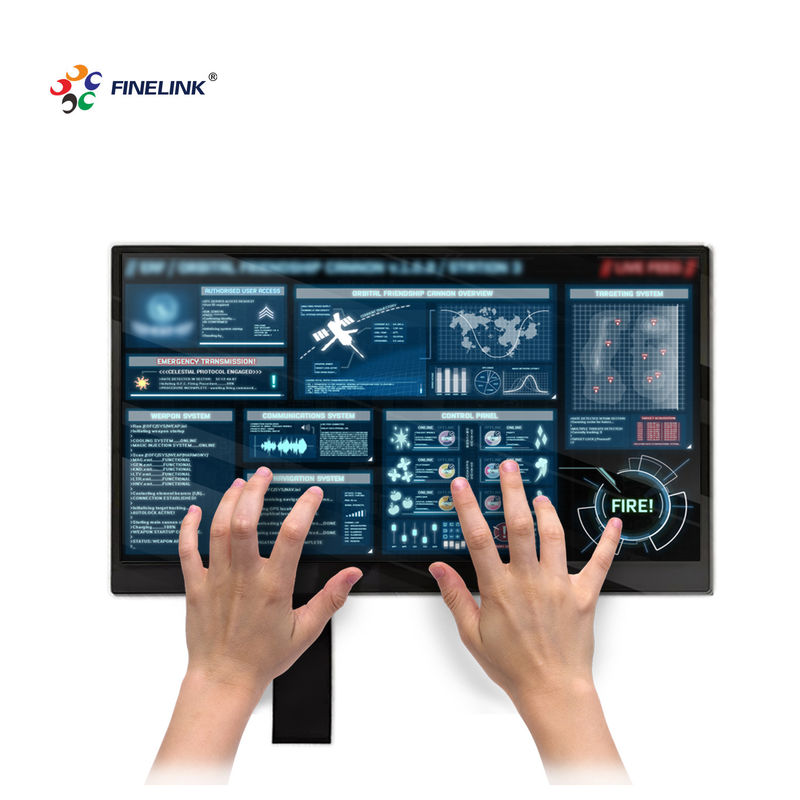 USB I2C-interface Multi Touch PCAP GG 15,6 inch capacitieve touchpaneel voor POS-monitor