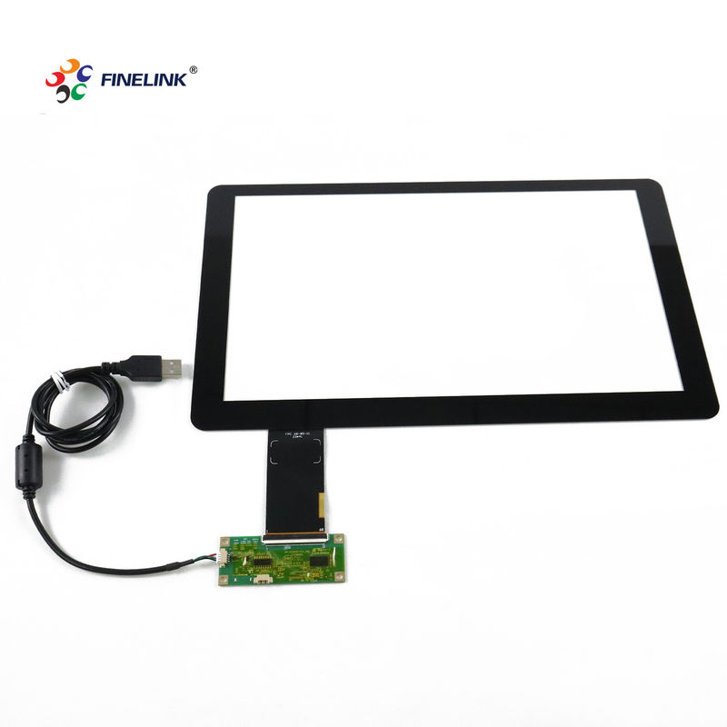 13.3 inch Open Frame Touch Screen Monitor ODM Glas Glas FPC IC structuur