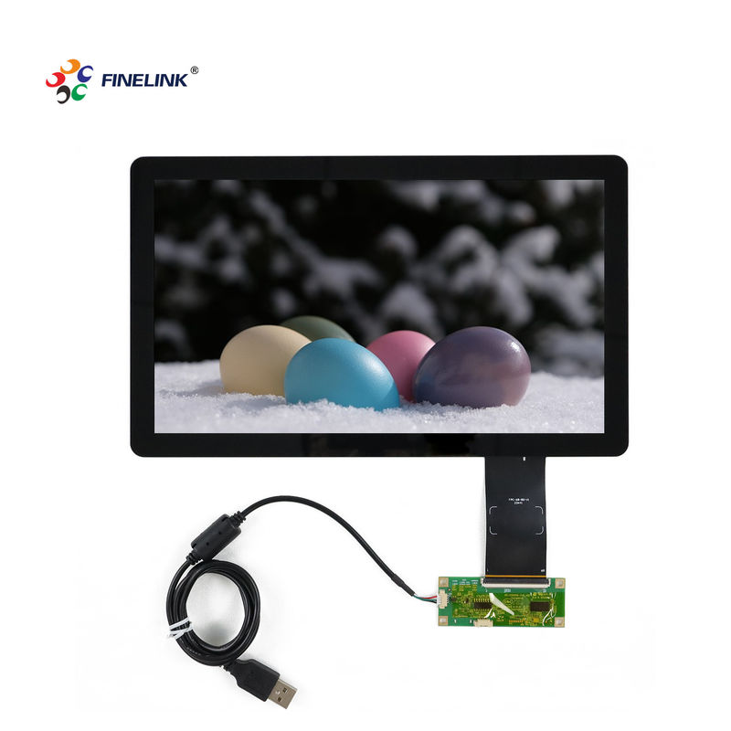 Linux Open Frame Touch Display 15,6 inch Multi Drive IC LCD Touch Panel Monitor