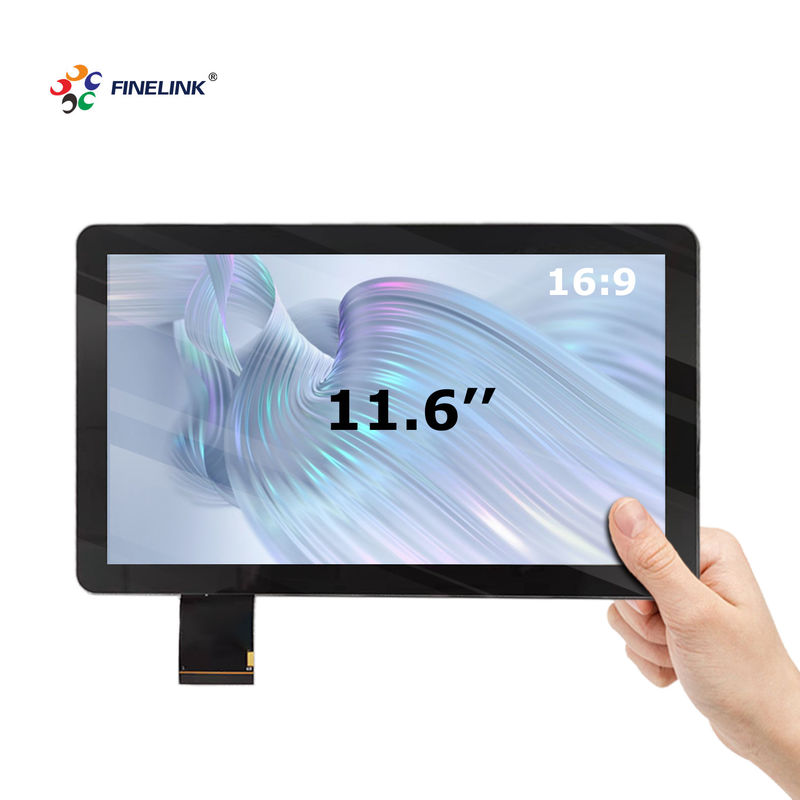 Linux Open Frame Touch Display 15,6 inch Multi Drive IC LCD Touch Panel Monitor