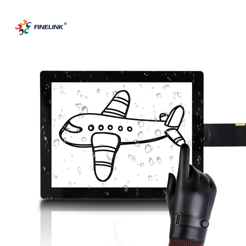 FINELINK 10.4 Geprojecteerd capacitief aanraakpaneel 12,1 inch HMI industrieel besturingssysteem