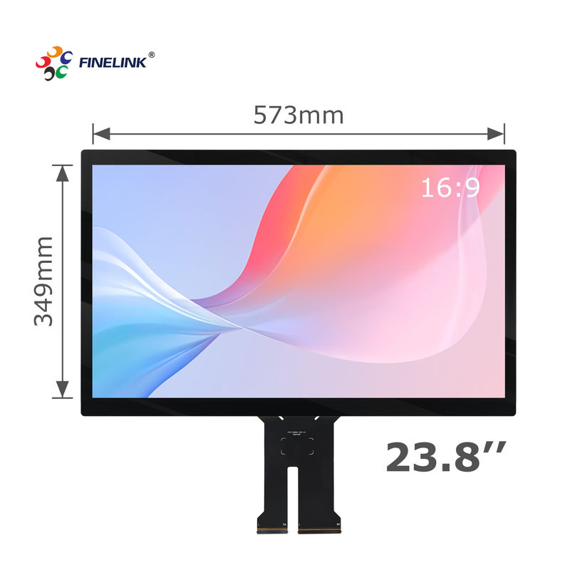 Fabrieksdirecte verkoop 23,8 inch waterdicht aanraakscherm met I2C/USB/RS232 interface voor bedrijven