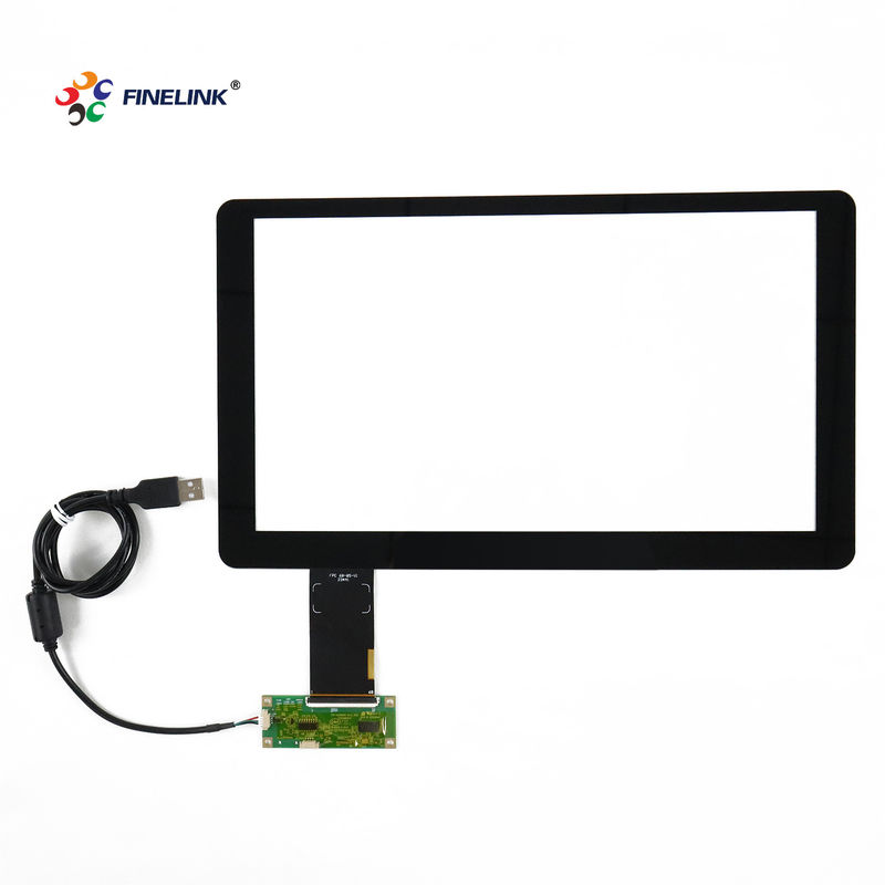 Aanpasbaar 13,3 inch IP65 Waterdicht aanraakscherm 10-punts touch Met USB/RS232/IIC interface
