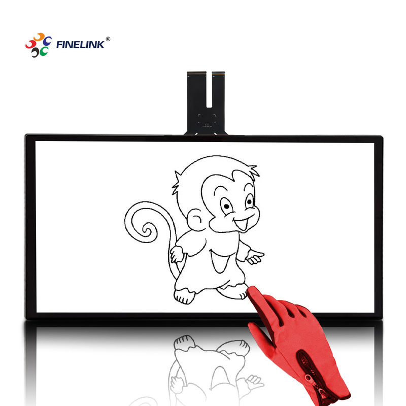 27 inch Multi Point Touch Screen Overlay Kit voor aangepaste geprojecteerde Hmi Lcd Usb Pcap