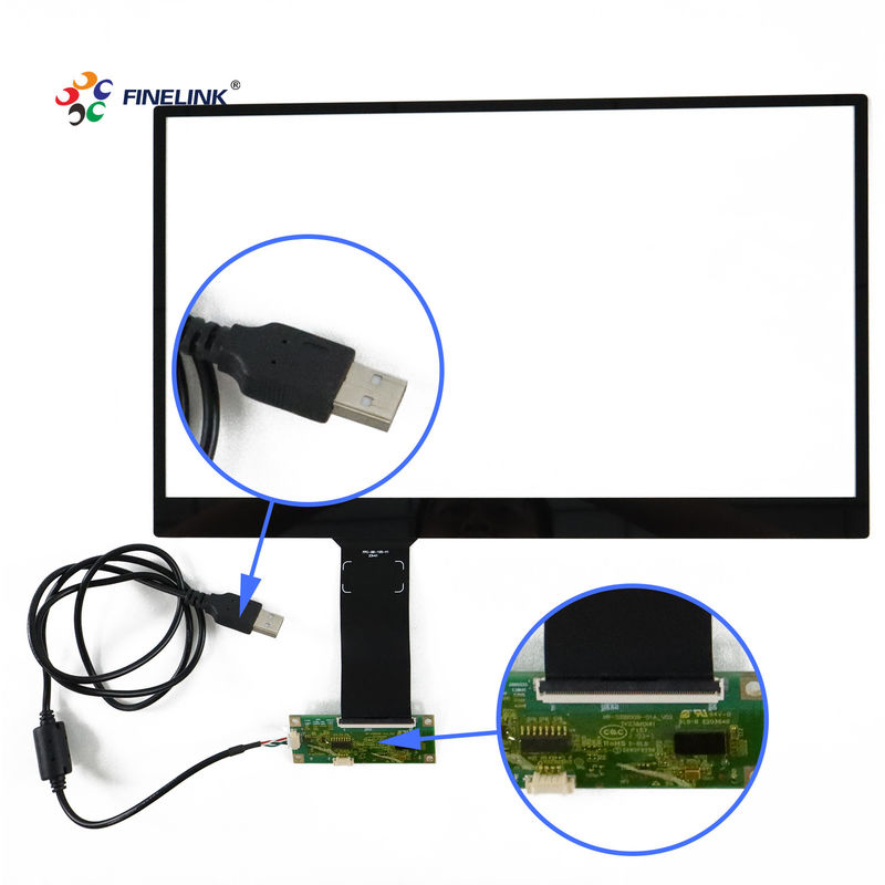 FINELINK OEM/ODM 15,6 inch Customized PCAP Touch Screen met 350 cd/m2 Helderheid