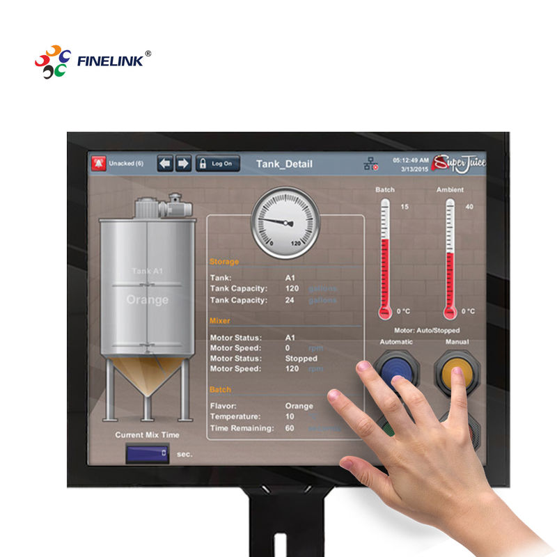17-inch capacitieve touchscreen voor commerciële monitors 10-punts touchoplossing EETI