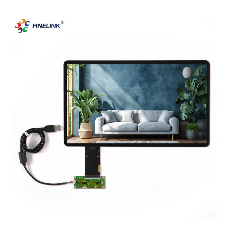 13.3 inch PCAP touchscreen glas glas FPC IC structuur voor office displays