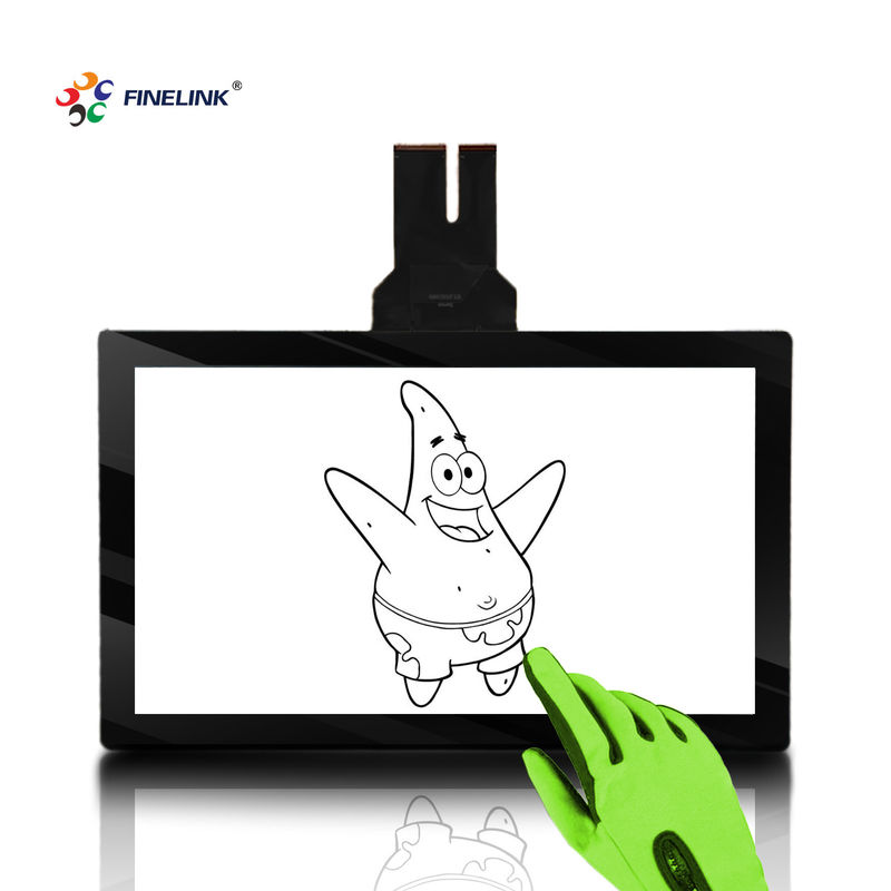 Industrial 21,5 inch capacitieve touch panel met multi OS Linux/Win/Android Optioneel