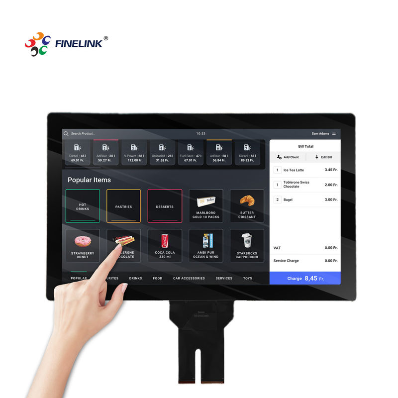 21.5 inch USB Multi-Touch Capacitive Touch Panel met glazen glazen FPC IC structuur