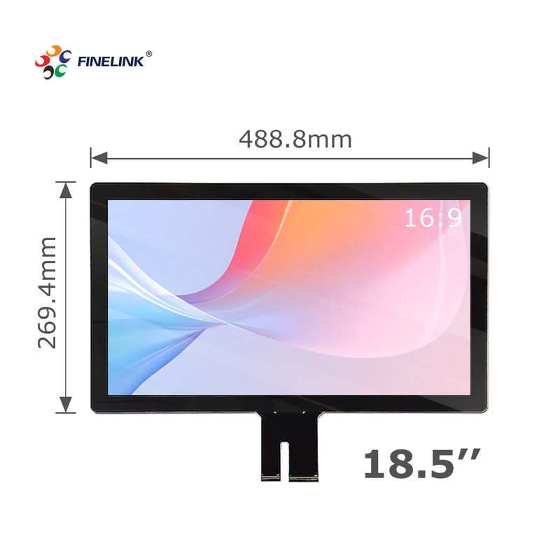 18.5 inch touchscreen-paneelkit met USB/RS232/I2C-interface en optionele LCD-module