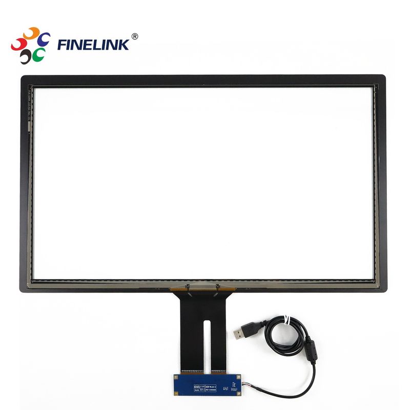 15-32 inch glas glas capacitieve touchscreen monitor met industriële open frame lcd