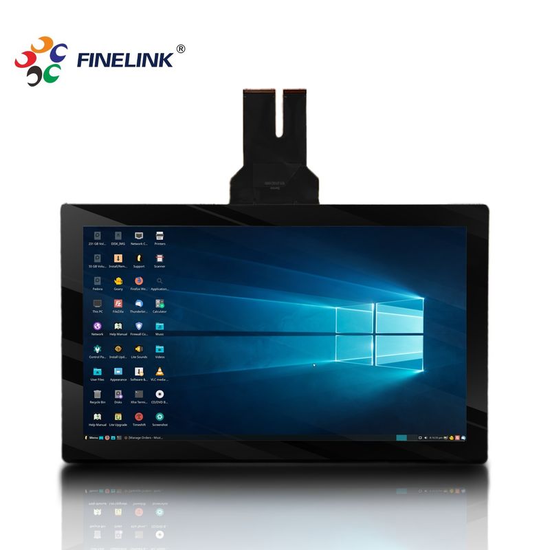 15-32 inch glas glas capacitieve touchscreen monitor met industriële open frame lcd