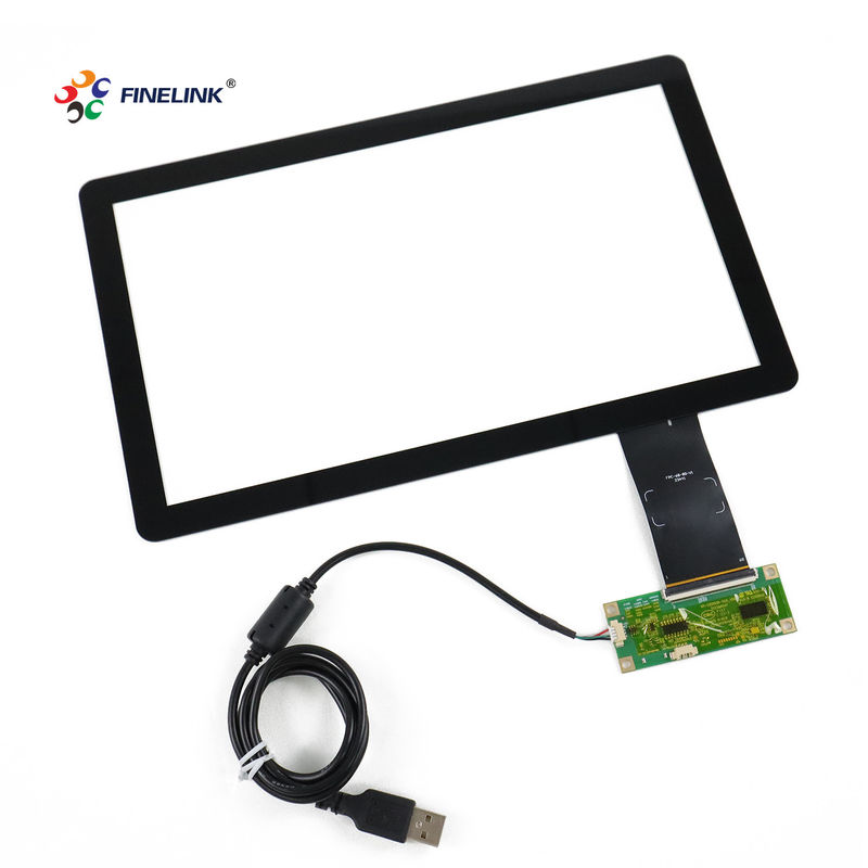 Multi-Touch maat IP65 waterdicht PCAP touchpaneel met 10-punts touch USB/RS232/IIC interface