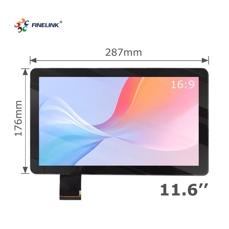 Multi-Touch maat IP65 waterdicht PCAP touchpaneel met 10-punts touch USB/RS232/IIC interface