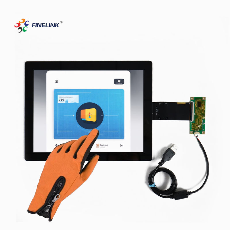 POS-machine Touch Screen Component 10,4 inch Handschoenen Multi-touch Capacitive Touch Screen Panel Met Controller En USB