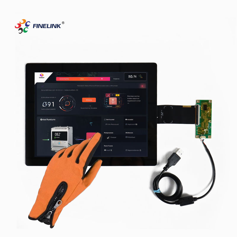 Industrieel besturingsschermcomponent 10,4 inch capacitieve touchscreenpaneel met EETI/ILITEK-controller