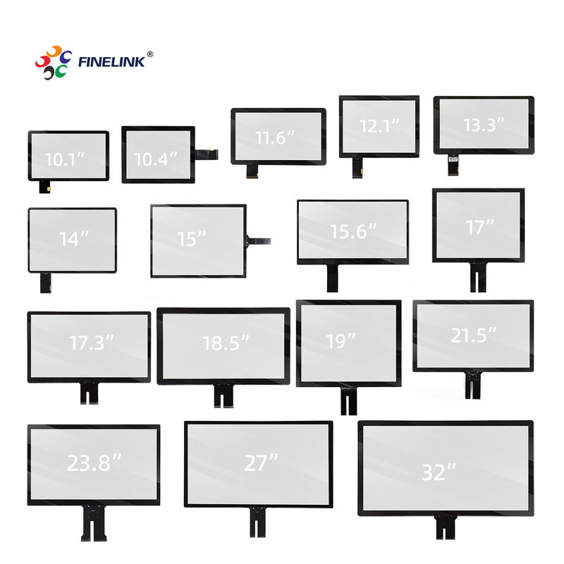 Multi-Touch maat IP65 waterdicht PCAP touchpaneel met 10-punts touch USB/RS232/IIC interface